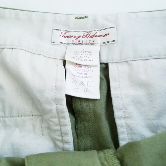 Tommy Bahama Stretch Olive Green Pants - Picture 11 of 16